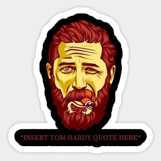 Tom Hardy Sticker